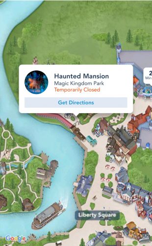 Haunted Mansion has been closed since Monday due to technical difficulties