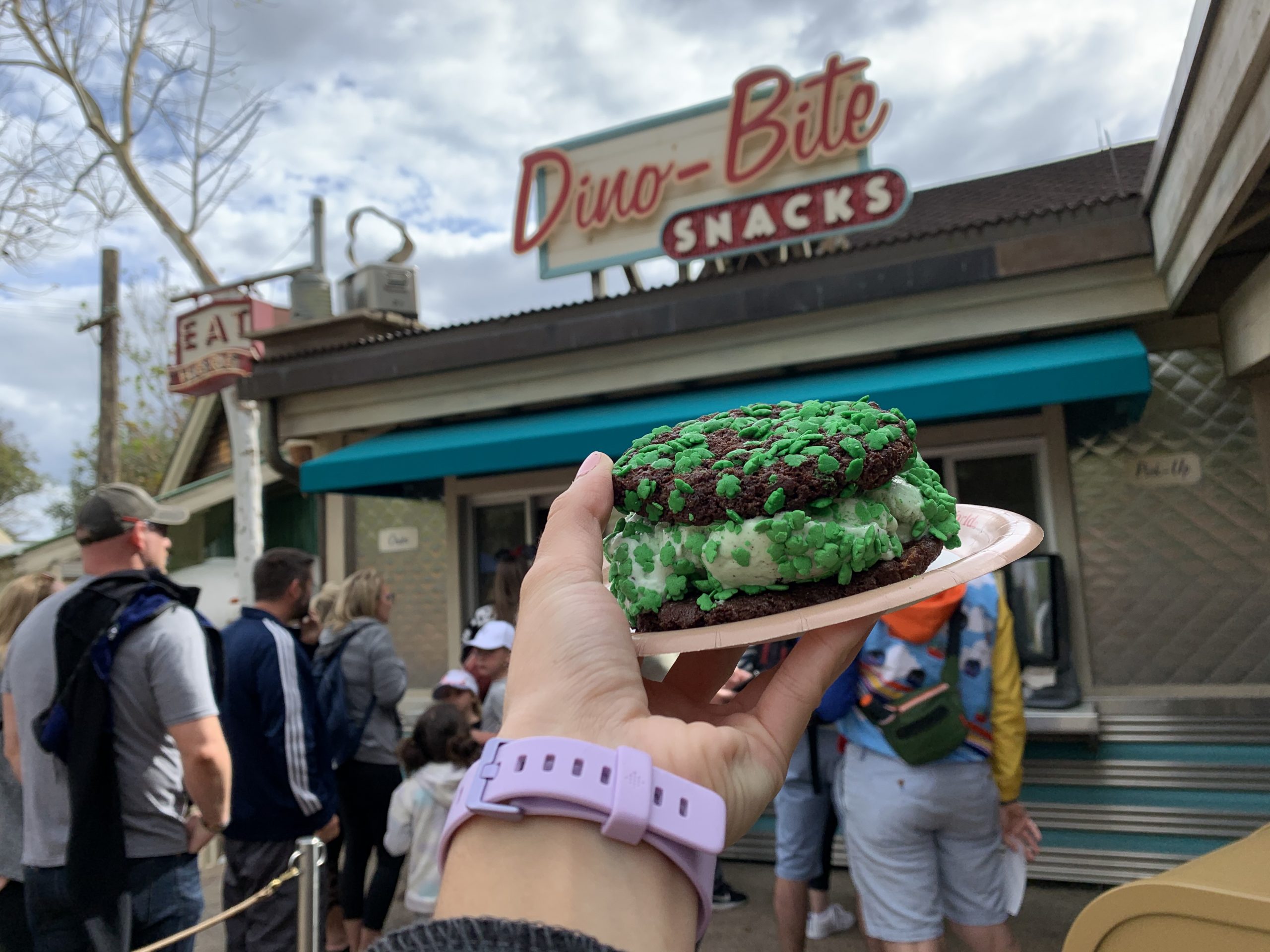 A New Chocolate-Mint Ice Cream Sandwich Has Arrived at Walt Disney World