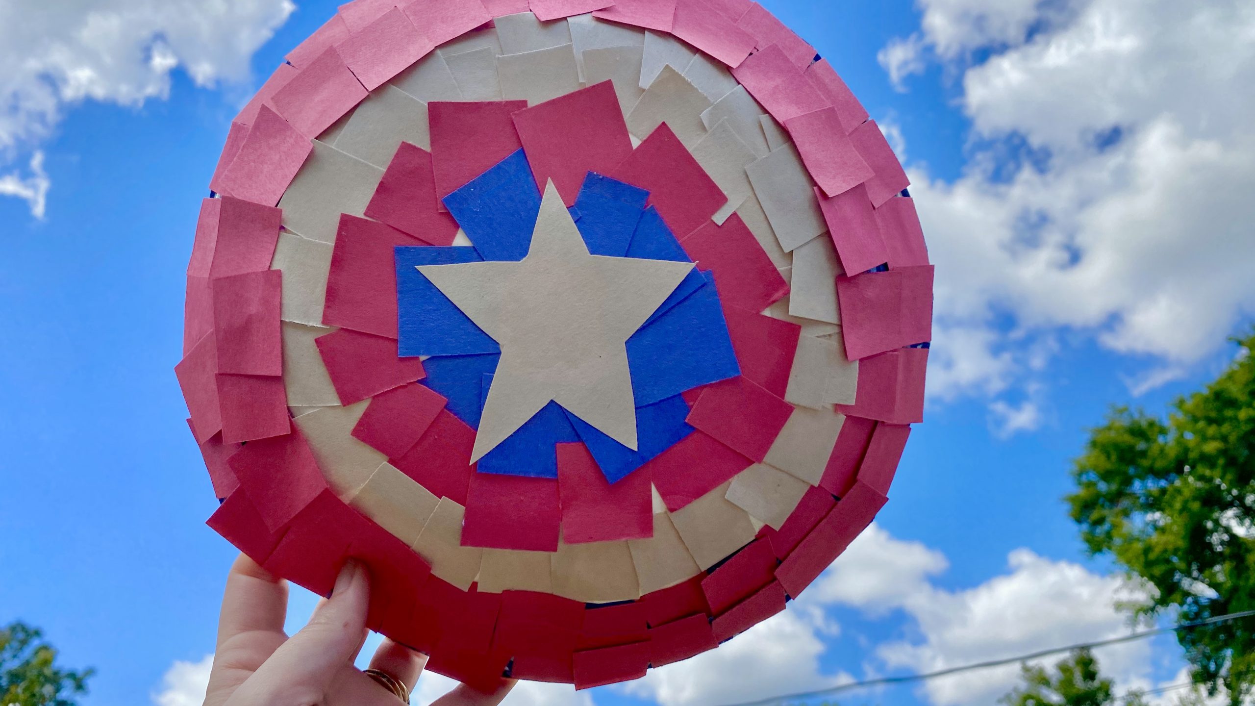 Disney Crafts – Make your own Marvel Captain America Shields