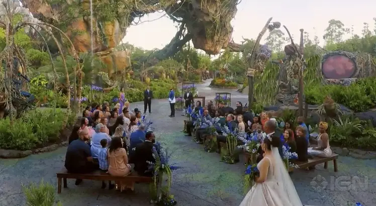 Disney Hosts First Ever Wedding in ‘Pandora – The World of Avatar’