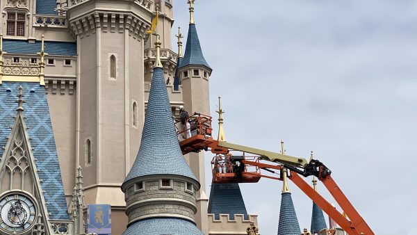 Cinderella’s Castle Makeover Has Started At Magic Kingdom