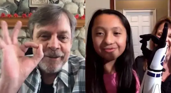 Mark Hamill Surprises Star Wars Fan Who Received R2-D2 Inspired Bionic Arm