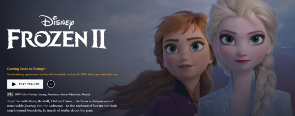 'Frozen II' Is Coming To Disney+ In Summer 2020