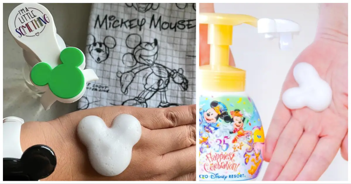 Mickey Shaped Soap Dispensers Make Handwashing Magical