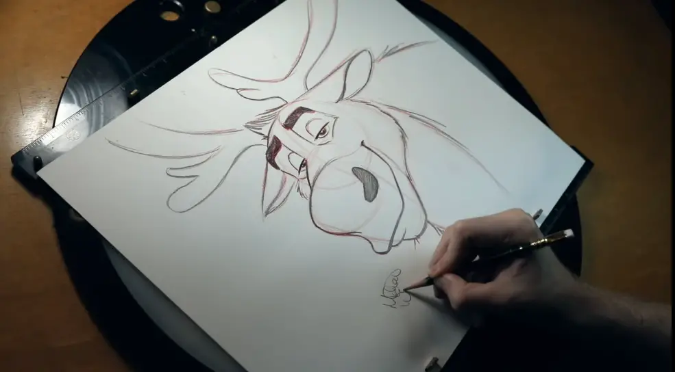 How To Draw Sven From Frozen 2 From A Disney Animator!