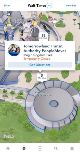 Magic Kingdom's PeopleMover Remains Closed for Third Consecutive Day