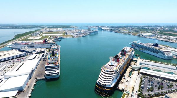 Cruise Ships rotating at Port Canaveral due to Coronavirus and lack of space