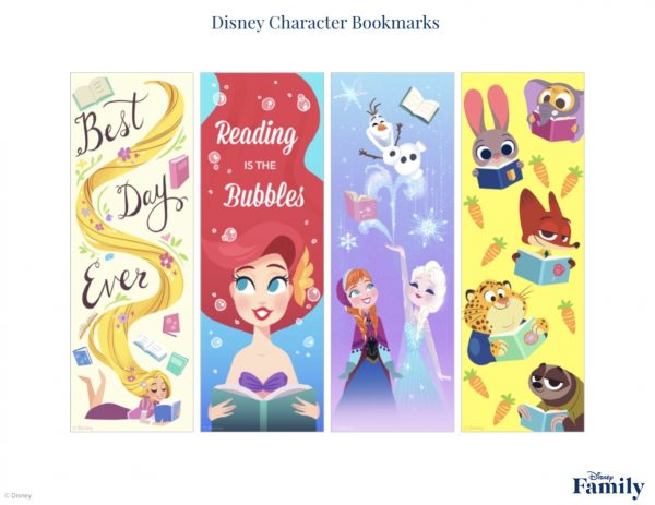 adorable disney bookmarks you can print at home right now