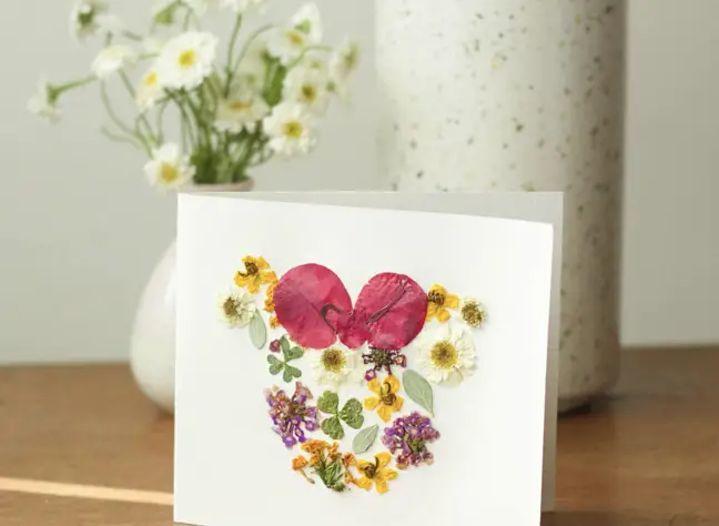 Disney Magic at Home: Learn How to Make Pressed Flower Minnie Cards