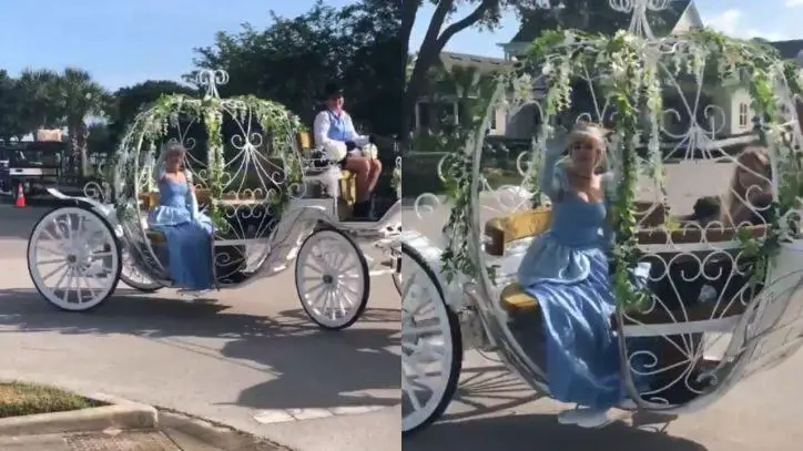 Cinderella brings the Disney Magic to local Orlando Neighborhood