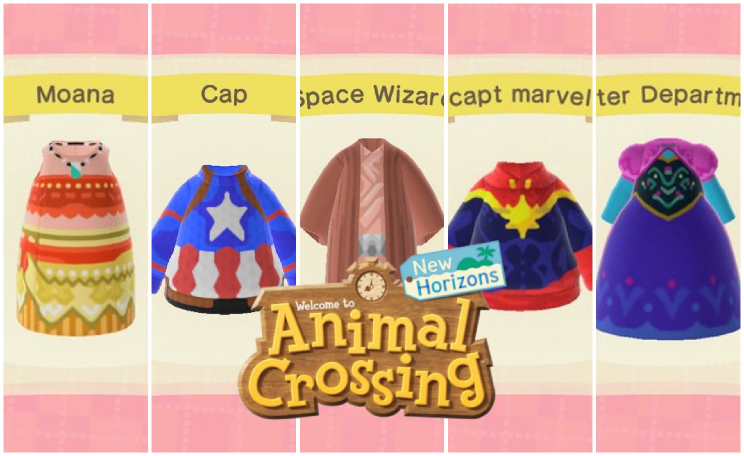 New Star Wars, Marvel and Disney Inspired Outfits Available for Animal Crossing: New Horizons
