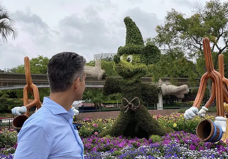 Walt Disney World President Josh D’Amaro Visits Cast Members at Epcot