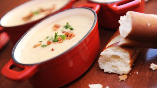 Le Cellier’s Canadian Cheddar Cheese Soup Recipe