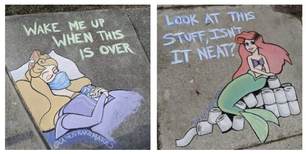 Disney-Inspired Sidewalk Chalk
