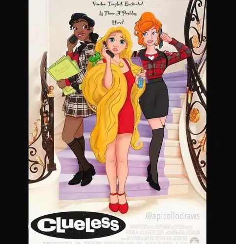 Artist Reimagines Iconic Movie Posters with Disney Characters