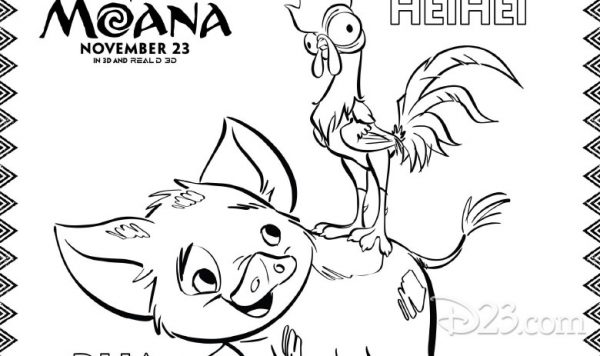 See How Far Your Creativity Will Go With These Moana Coloring Pages