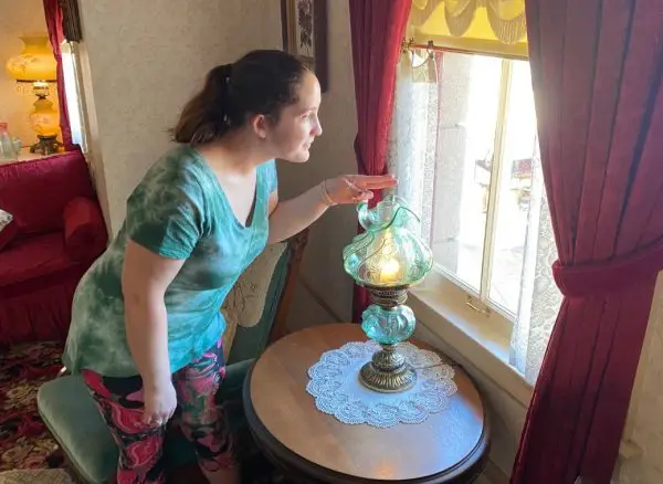 The Lamp Still Glows at Walt's Apartment in Disneyland
