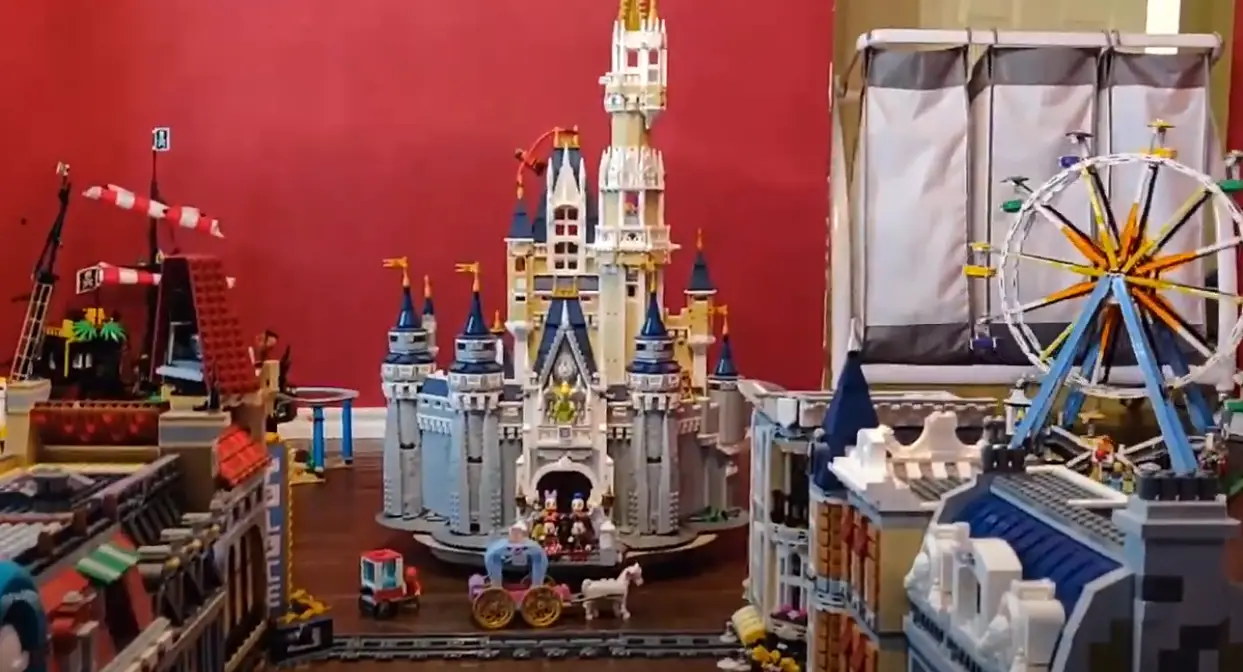 Man creates Disneyland out of Lego during quarantine!
