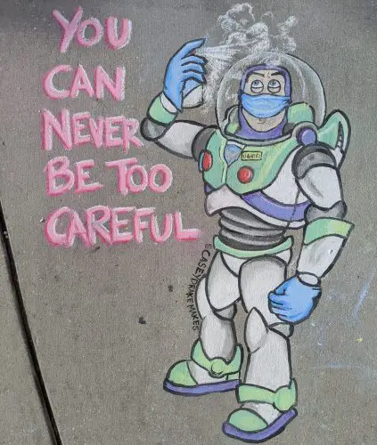 Sidewalk Chalk Artist Creates Incredible Disney Inspired Drawings During Pandemic