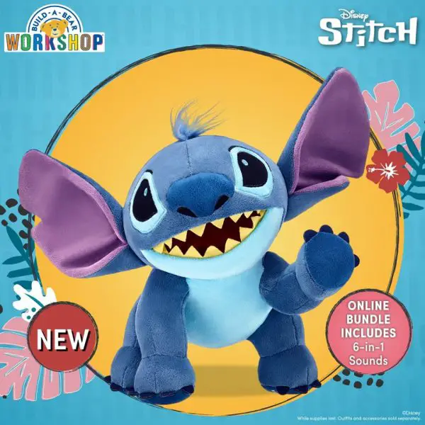 Exciting New Stitch Plush From Build-A-Bear Workshop