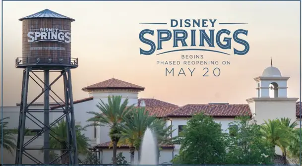 Phased Reopening for Disney Springs Will Begin May 20