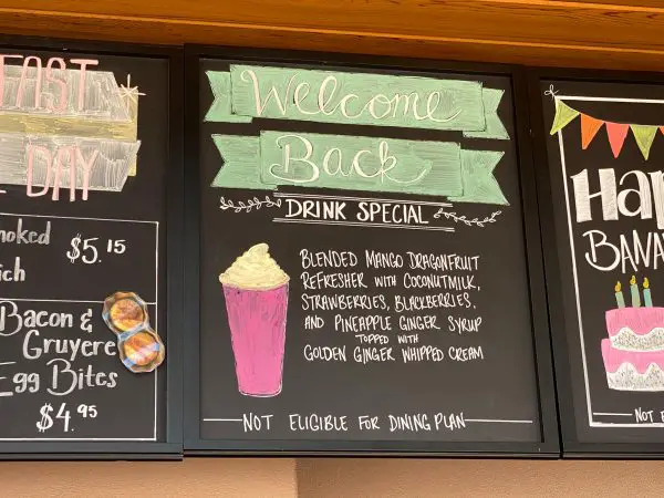 Disney Springs Starbucks Delivers a Delicious Welcome Back Drink