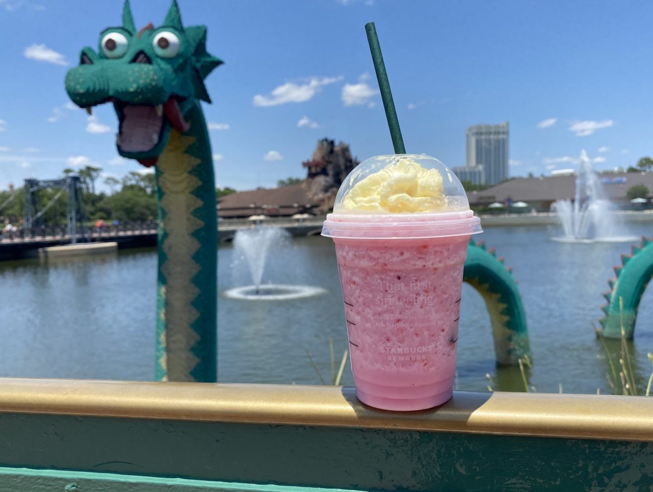 Disney Springs Starbucks Delivers A Delicious Welcome Back Drink | Chip ...