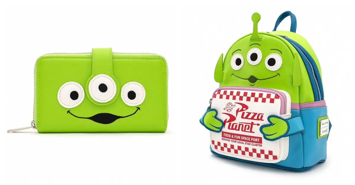 Pizza Planet Backpack And Green Alien Wallet Coming Soon From Loungefly