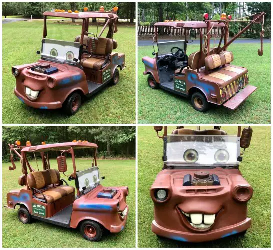 You Could Own Your Very Own 'Tow Mater' Golf Cart