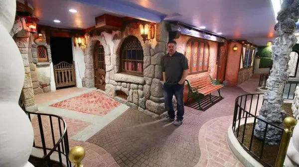 Disney Fan Recreates Fantasyland and Mr. Toad's Wild Ride in His Basement