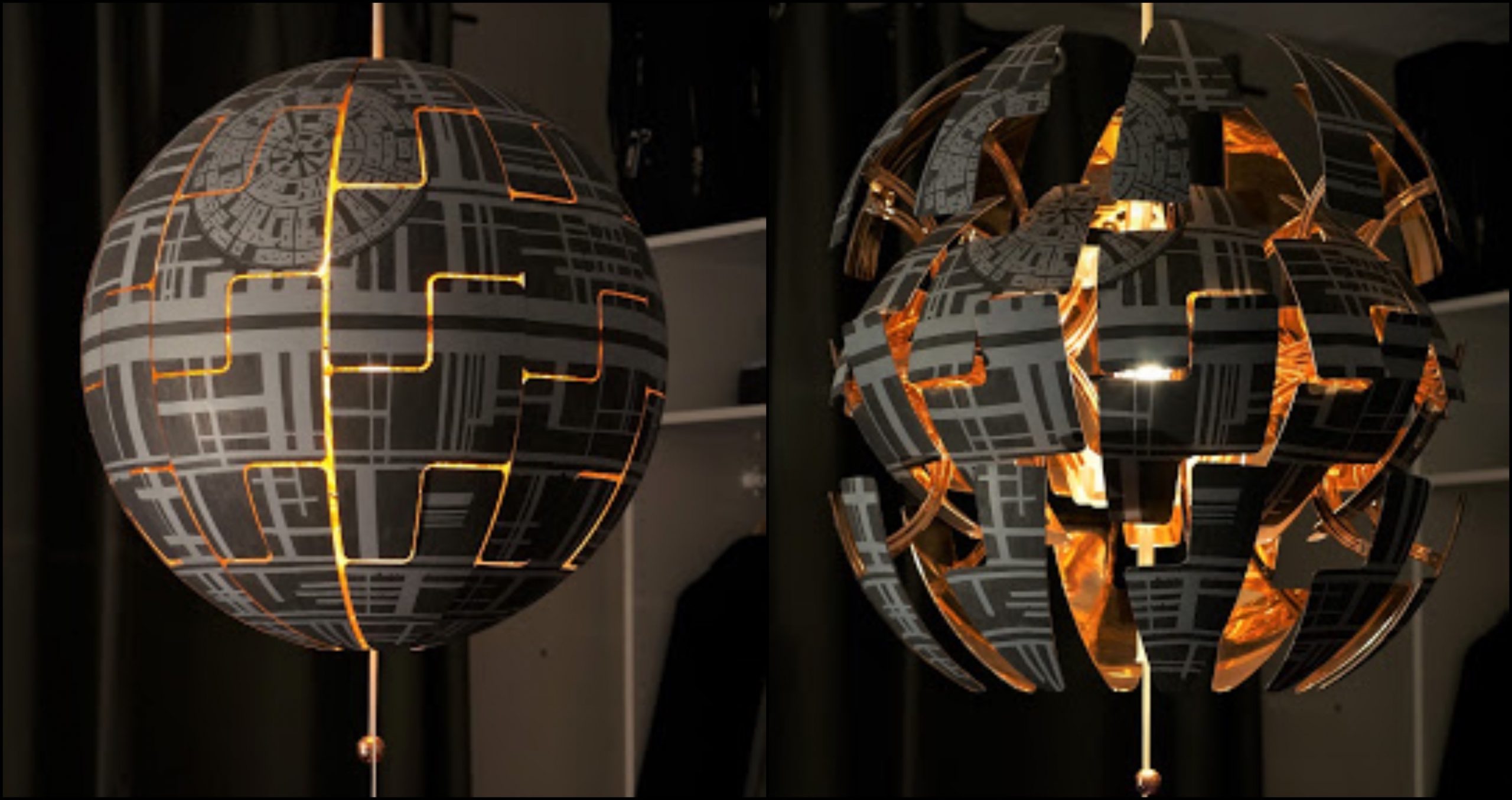 Make Your Very Own Exploding Death Star from Star Wars with this IKEA Hack