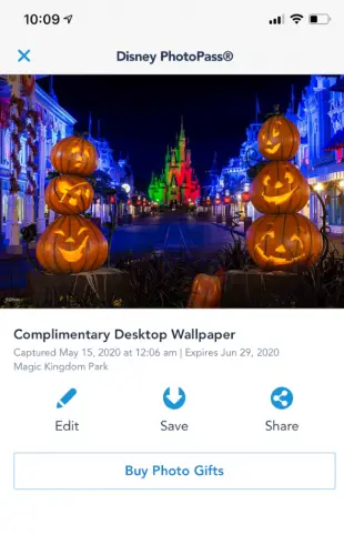 New Halloween Wallpapers Added to the My Disney Experience App
