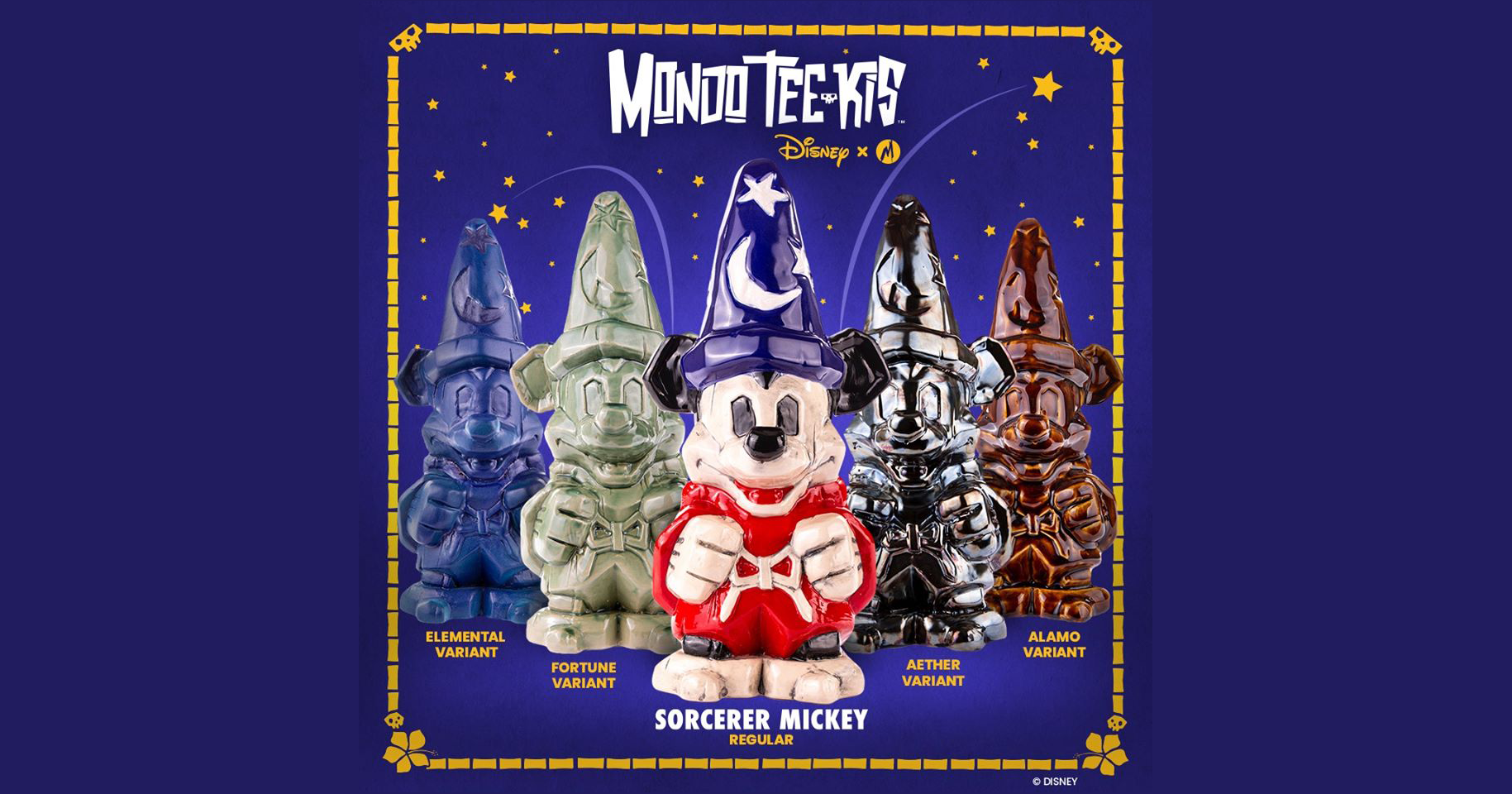 Fantastic New Sorcerer Mickey Tiki Mugs Now Have New Color Variants
