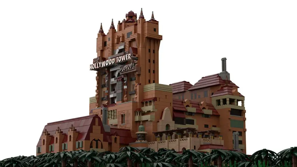 Stunning Tower Of Terror LEGO Build By Victor Leparc
