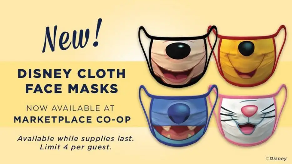 Disney Springs is Now Selling Cloth Face Masks