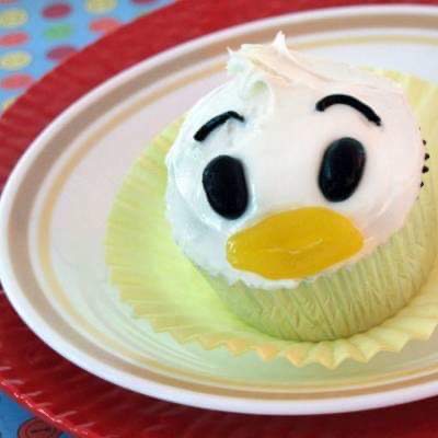 Donald Duck Cupcake Recipe
