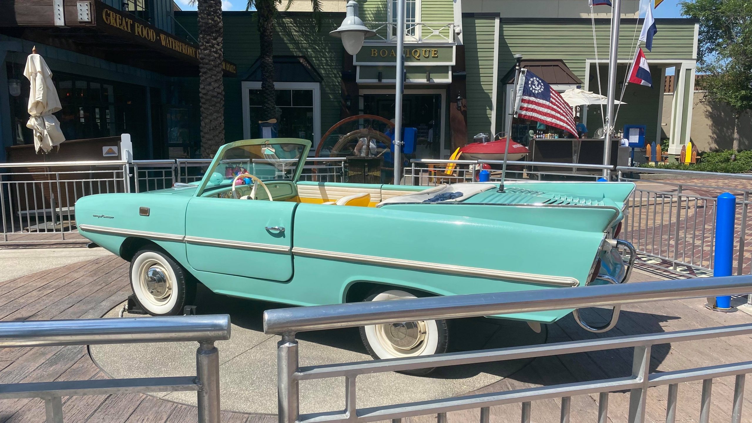 Vintage Amphicar are operating again at Disney Springs