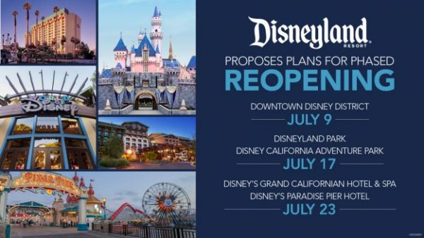 Disneyland Phased Reopening