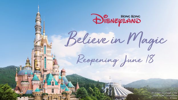 Hong Kong Disneyland Announces Reopening on June 18th