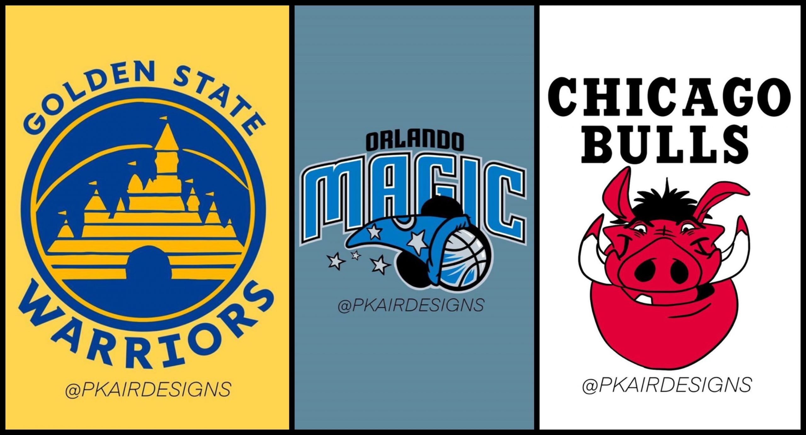 Disney Fan Recreates NBA Sports Team Logos With Some Extra Disney Magic