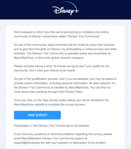 Disney+ Creates Invitation Only Fan Community