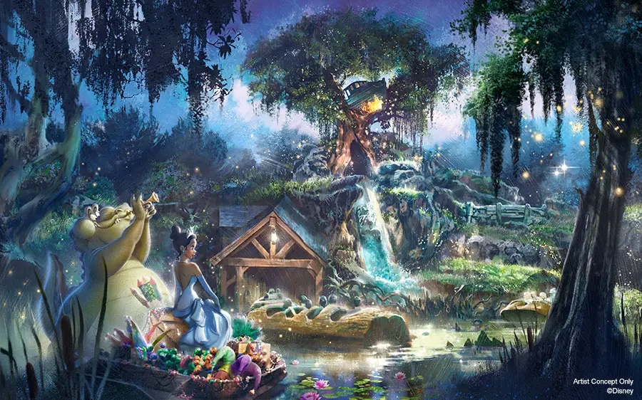 Splash Mountain in Disney World and Disneyland to be rethemed to The Princess and the Frog