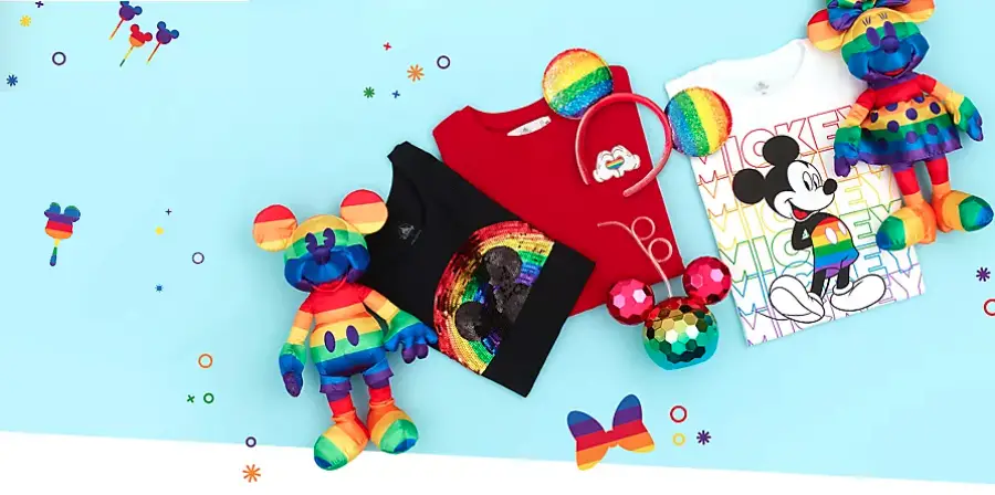 Fabulous New Rainbow Disney Collection Debuts For Pride Month