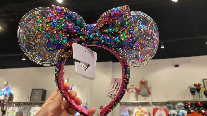 The New Rainbow Confetti Minnie Mouse Ears Have Officially Arrived
