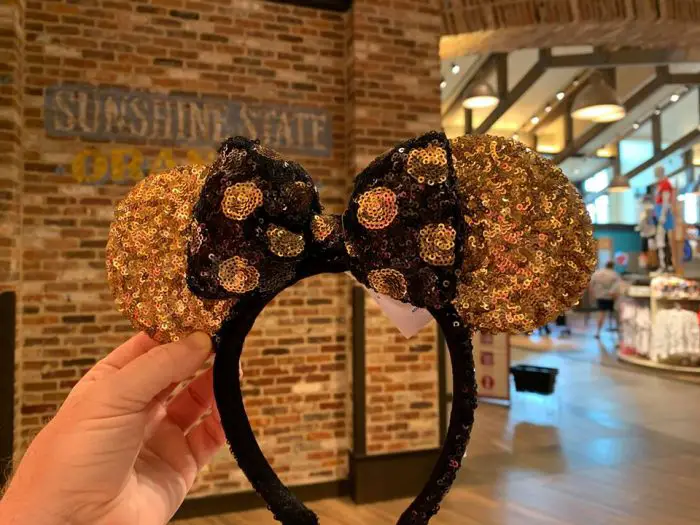 Black And Gold Minnie Ears