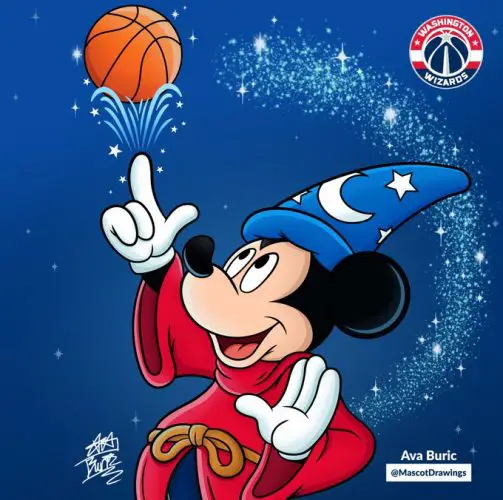 Artist creates Disney NBA mascot replacements!
