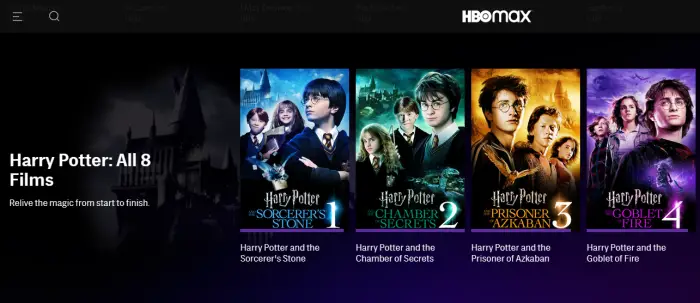 All Of The Harry Potter Movies Leaving HBO Max Next Month | Chip And Company