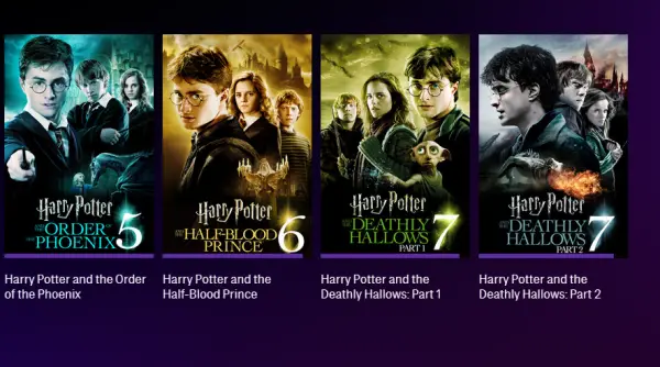 All of the Harry Potter Movies leaving HBO Max next month