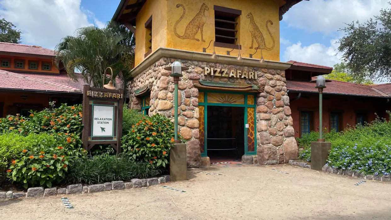 What do the Relaxation Stations look like at the Animal Kingdom