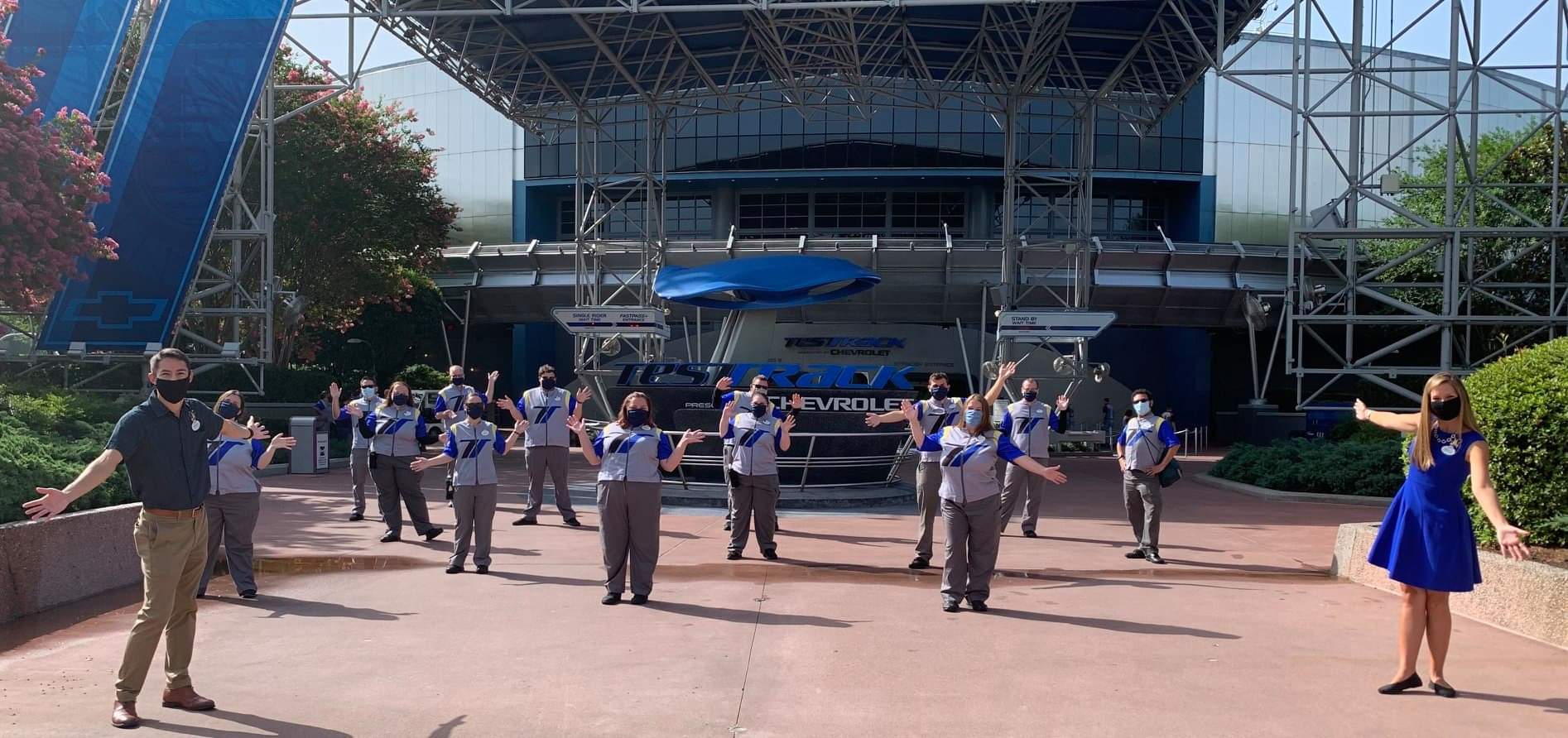 Disney Cast Members return to Epcot for training